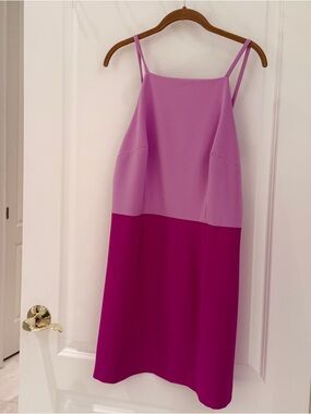 French Connection Pink Colorblock Mini Dress – Size US 10